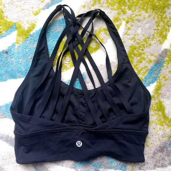 🖤like new lululemon free to be long line bra sz 4🖤 - Picture 4 of 4